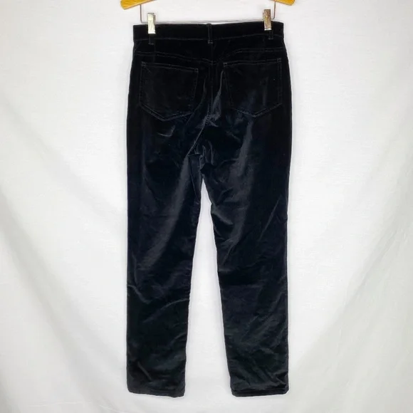 Lafayette 148 Petite Velvet Black Jeans - Picture 2 of 7